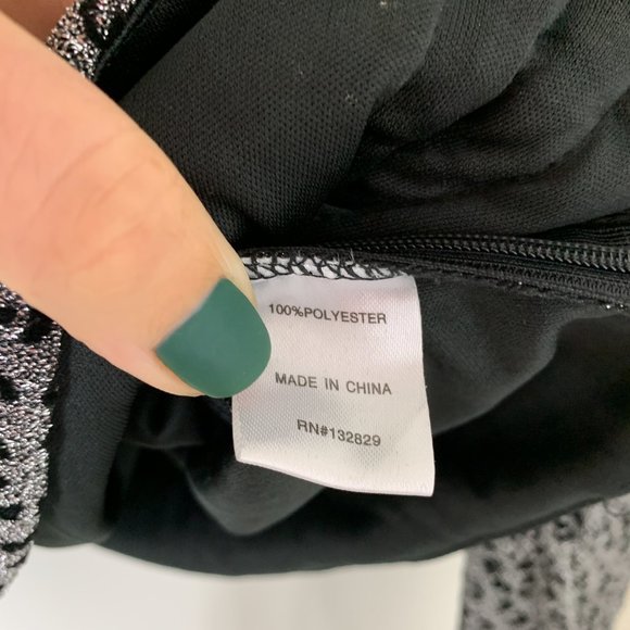 Revolve Superdown Syna Ruched Top in Silver Leopard Small - Picture 5 of 7